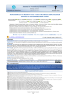 Bacterial Diseases in Rainbow Trout Farms in Kurdistan and Kermanshah Provinces of Iran and Their Risk Factors