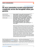 De novo annotation reveals transcriptomic complexity across the hexaploid wheat pan-genome