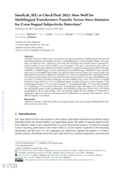 SmolLab_SEU at CheckThat! 2025: How Well Do Multilingual Transformers Transfer Across News Domains for Cross-lingual Subjectivity Detection?