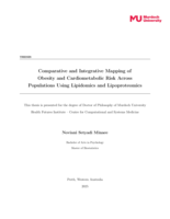 Comparative and Integrative Mapping of Obesity and Cardiometabolic Risk Across Populations Using Lipidomics and Lipoproteomics