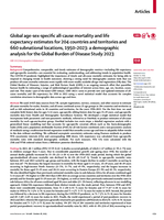 Global age-sex-specific all-cause mortality and life expectancy estimates for 204 countries and territories and 660 subnational locations, 1950–2023: a demographic analysis for the Global Burden of Disease Study 2023