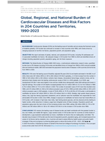 Global, Regional, and National Burden of Cardiovascular Diseases and Risk Factors in 204 Countries and Territories, 1990-2023