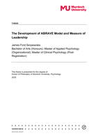 The Development of ABRAVE Model and Measure of Leadership