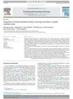 Integration of virtual simulation within a nursing curriculum: A mixed methods study