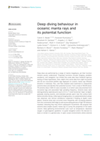 Deep diving behaviour in oceanic manta rays and its potential function