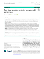 Two-stage sampling for better survival model performance