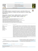 Foliar-applied selenium nanoparticles improve antioxidant defense and photosynthetic efficiency to enhance salt stress tolerance in cowpea (Vigna unguiculata L.)