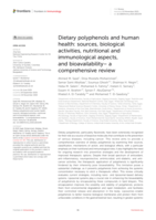 Dietary polyphenols and human health: sources, biological activities, nutritional and immunological aspects, and bioavailability– a comprehensive review