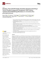 ISApl4, a New IS1595 Family Insertion Sequence Forming a Novel Pseudo-Compound Transposon That Confers Antimicrobial Multidrug Resistance in Actinobacillus pleuropneumoniae