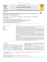 Exploring the longitudinal relationships between poor sleep, sleep apnoea, and depression during pregnancy