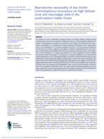 Reproductive seasonality of Sea Urchin Centrostephanus tenuispinus on high latitude coral and macroalgal reefs in the south-eastern Indian Ocean