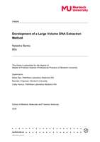 Development of a Large Volume DNA Extraction Method