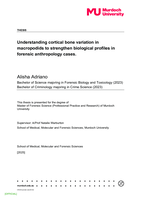 Understanding cortical bone variation in macropodids to strengthen biological profiles in forensic anthropology cases