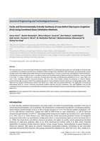 Facile and Environmentally Friendly Synthesis of Low-defect Few-Layers Graphene (FLG) Using Combined Shear Exfoliation Methods