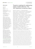 Toward a roadmap for addressing today's health dilemma-The 101-statement consensus report