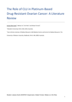 The Role of CLU in Platinum-Based Drug-Resistant Ovarian Cancer