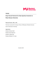 Deep Neural Network for Data Sparsity Scenarios in Plant Disease Detection