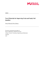Novel Materials for Improving Grain and Sandy Soil Qualities