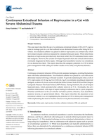 Continuous Extradural Infusion of Ropivacaine in a Cat with Severe Abdominal Trauma