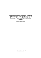 Untangling Prince Charming: The Role of Scambaiters in the Performance of Romance Fraud and Pig-Butchering Scams