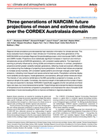 Three generations of NARCliM: future projections of mean and extreme climate over the CORDEX Australasia domain