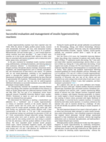 Successful Evaluation and Management of Insulin Hypersensitivity Reactions