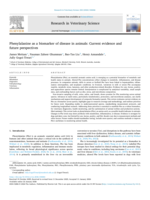 Phenylalanine as a biomarker of disease in animals: Current evidence and future perspectives