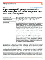 Population-specific pangenome unveils a third FAD2 gene and solves the peanut mid-oleic fatty acid mystery
