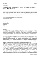 Evaluation of a Virtual Home Health Heart Failure Program: Mixed Methods Study