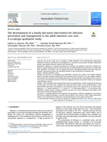 The development of a family-led novel intervention for delirium prevention and management in the adult intensive care unit: A co-design qualitative study