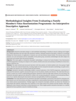 Methodological Insights From Evaluating a Family Member's Voice Reorientation Programme: An Interpretive Descriptive Approach