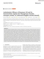 Anthelmintic Efficacy of Rosemary Oil and Its Nanoemulsion Against the Monogenean Parasite, Zeuxapta seriolae, in Yellowtail Kingfish (Seriola lalandi)