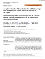 An updated checklist of Culicoides Latreille, 1809 biting midges from the highlands of eastern Democratic Republic of the Congo