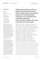 Replanting the Birthing Trees to support Aboriginal and Torres Strait Islander parents and babies: protocol for developmental evaluation of a comprehensive culturally responsive, trauma-aware, healing-informed, continuity of care(r) model