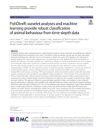 FishDiveR: wavelet analyses and machine learning provide robust classification of animal behaviour from time-depth data