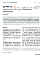 Changes in body composition and phase angle from diagnosis to gastrostomy, in motor neuron disease patients: a longitudinal study