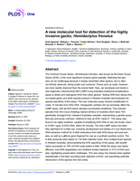 A new molecular tool for detection of the highly invasive gecko, Hemidactylus frenatus