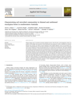 Characterising soil microbial communities in thinned and unthinned eucalyptus forest in southwestern Australia
