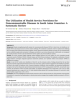 The Utilization of Health Service Provisions for Noncommunicable Diseases in South Asian Countries: A Systematic Review