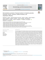 Bioremediation potential of bacterial isolates for diamide pesticides: Enzymatic activity, tolerance, biofilm formation, and degradation efficiency