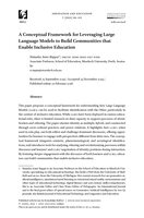 A Conceptual Framework for Leveraging Large Language Models to Build Communities that Enable Inclusive Education