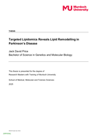 Targeted Lipidomics Reveals Lipid Remodelling in Parkinson’s Disease