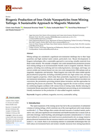 Biogenic Production of Iron Oxide Nanoparticles from Mining Tailings: A Sustainable Approach to Magnetic Materials