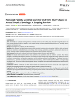 Personal Family-Centred Care for LGBTQ+ Individuals in Acute Hospital Settings: A Scoping Review