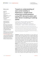 Toward an understanding of real-world mobility in Parkinson's: insights from enhanced contextualisation using GPS-derived location and data-driven modeling of walking speed