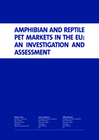 Amphibian and reptile pet markets in the EU: an investigation and assessment