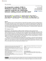 A prospective analysis of falls in Parkinson's disease: Does physical capacity moderate the relationship between walking amount and falls rates?