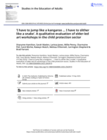 'I have to jump like a kangaroo … I have to slither like a snake'. A qualitative evaluation of elder-led art workshops in the child protection sector