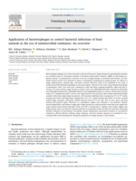 Application of bacteriophages to control bacterial infections of food animals in the era of antimicrobial resistance: An overview