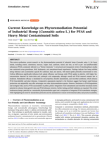 Current Knowledge on Phytoremediation Potential of Industrial Hemp (Cannabis sativa L.) for PFAS and Heavy Metal Contaminated Soils